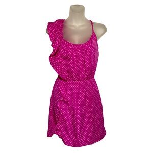 Hot Pink Polka Dot Dress